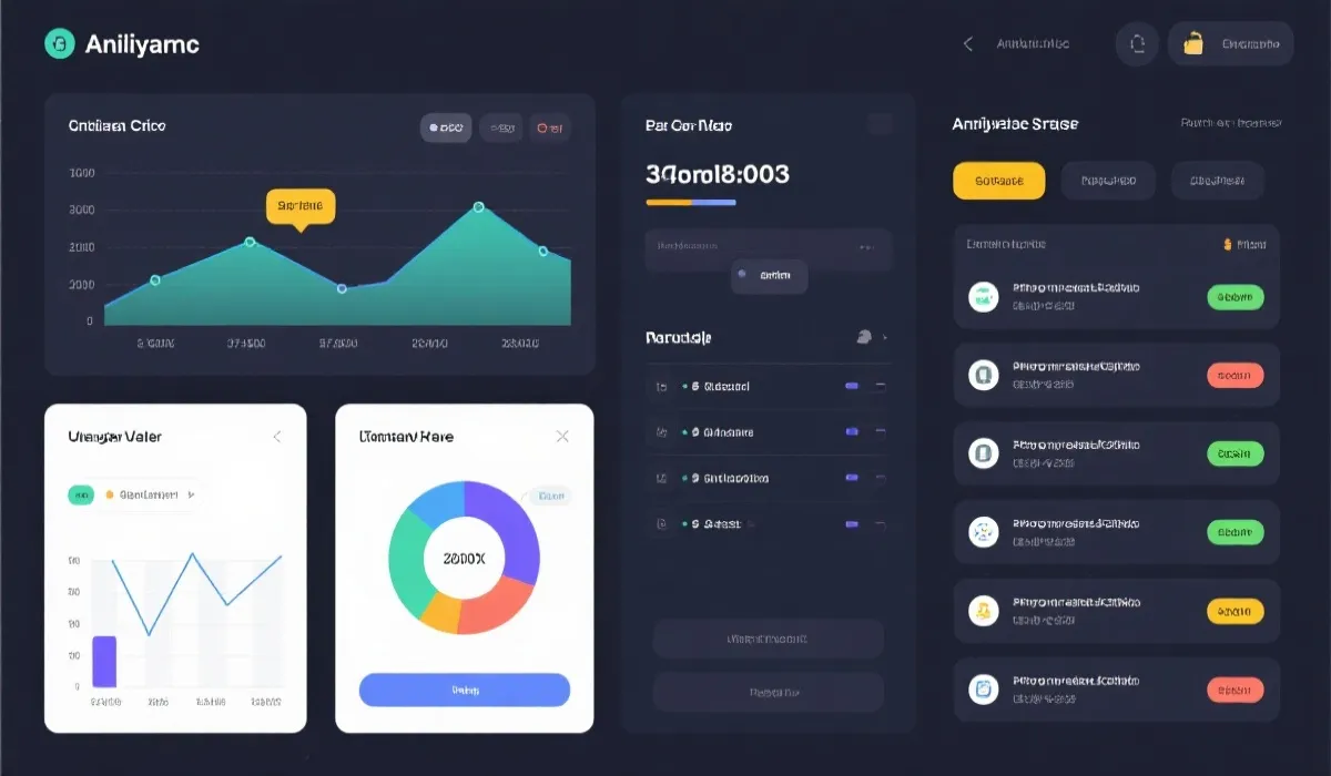 数据看板示意图