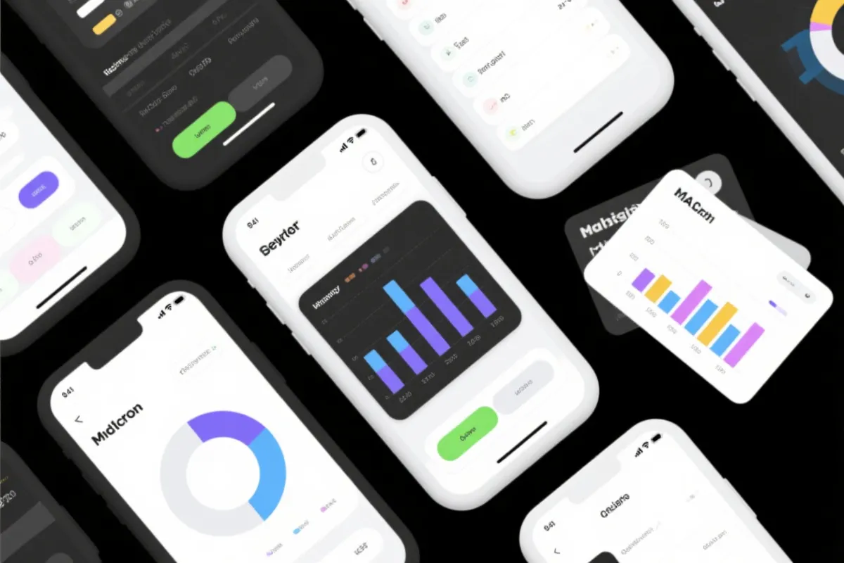 移动端界面示意图